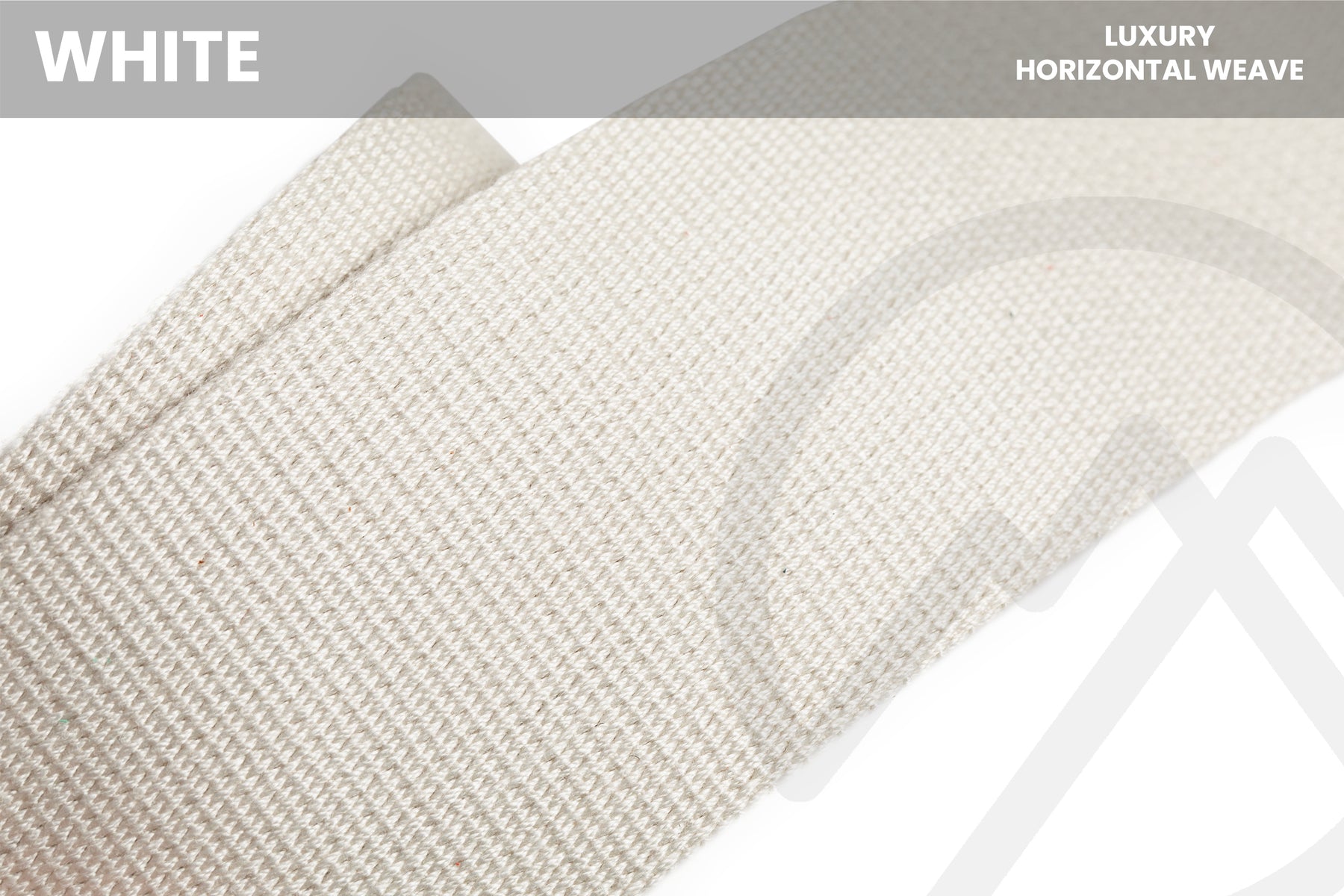 Luxury Straps - Horizontal Weave - Organic Cotton - 50mm (2 inch)
