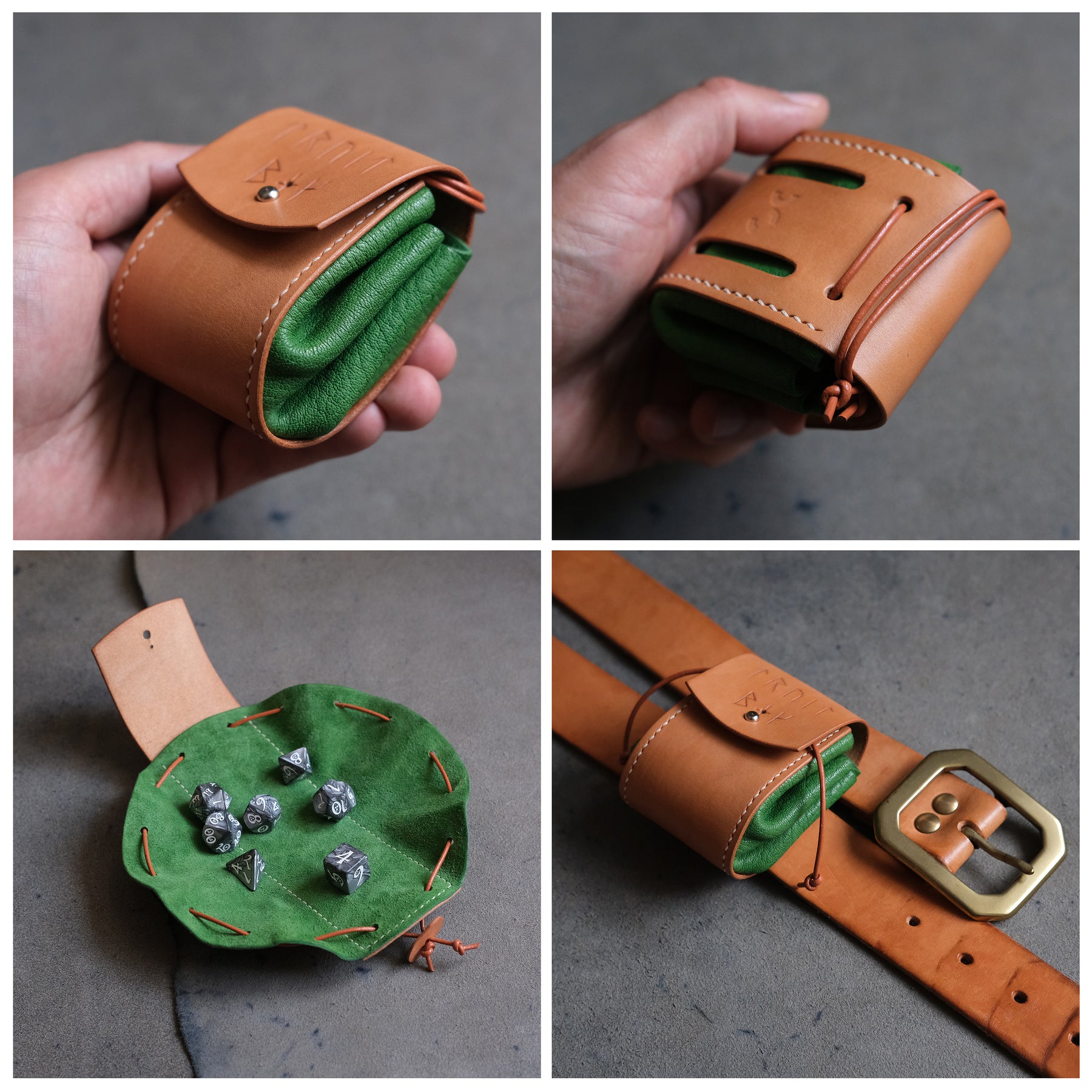 Bushcraft Leather Belt Pouch