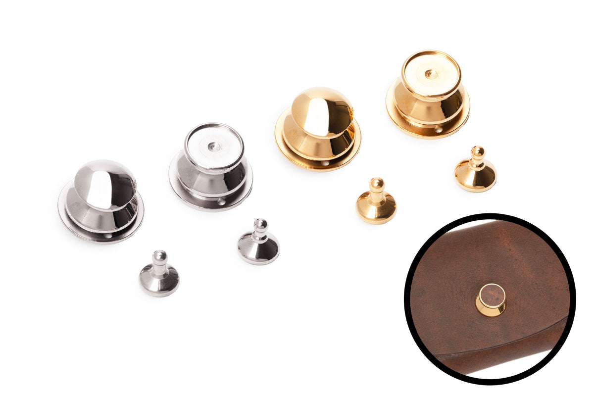 Solaris - Small Round - Quick Release Snaps (Stainless Steel)