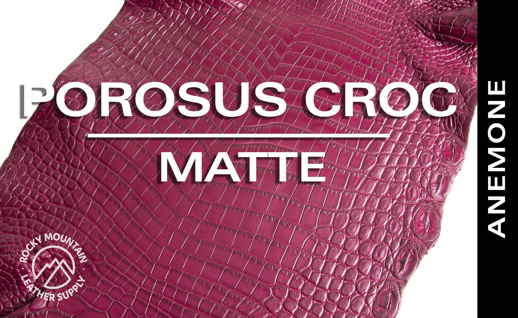 Porosus Crocodile - Matte - Farm Raised / Luxury Skins (35-39cm)