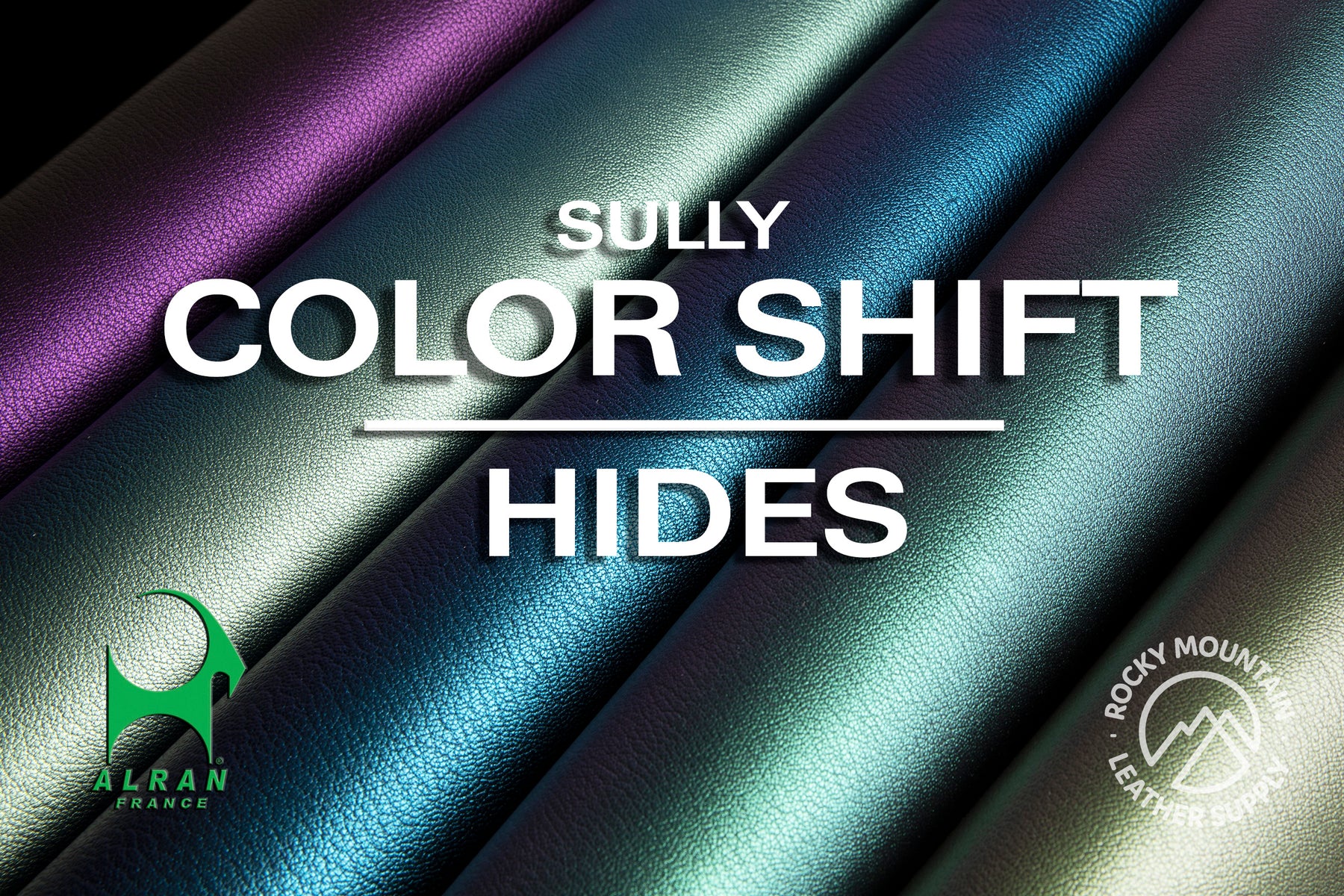 Alran 🇫🇷 - Sully "Color Shift" Chevre Chagrin - Goat Leather (HIDES)