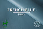 Alran - "Sully" Chevre Chagrin - Goat Leather (HIDES - BLUES)