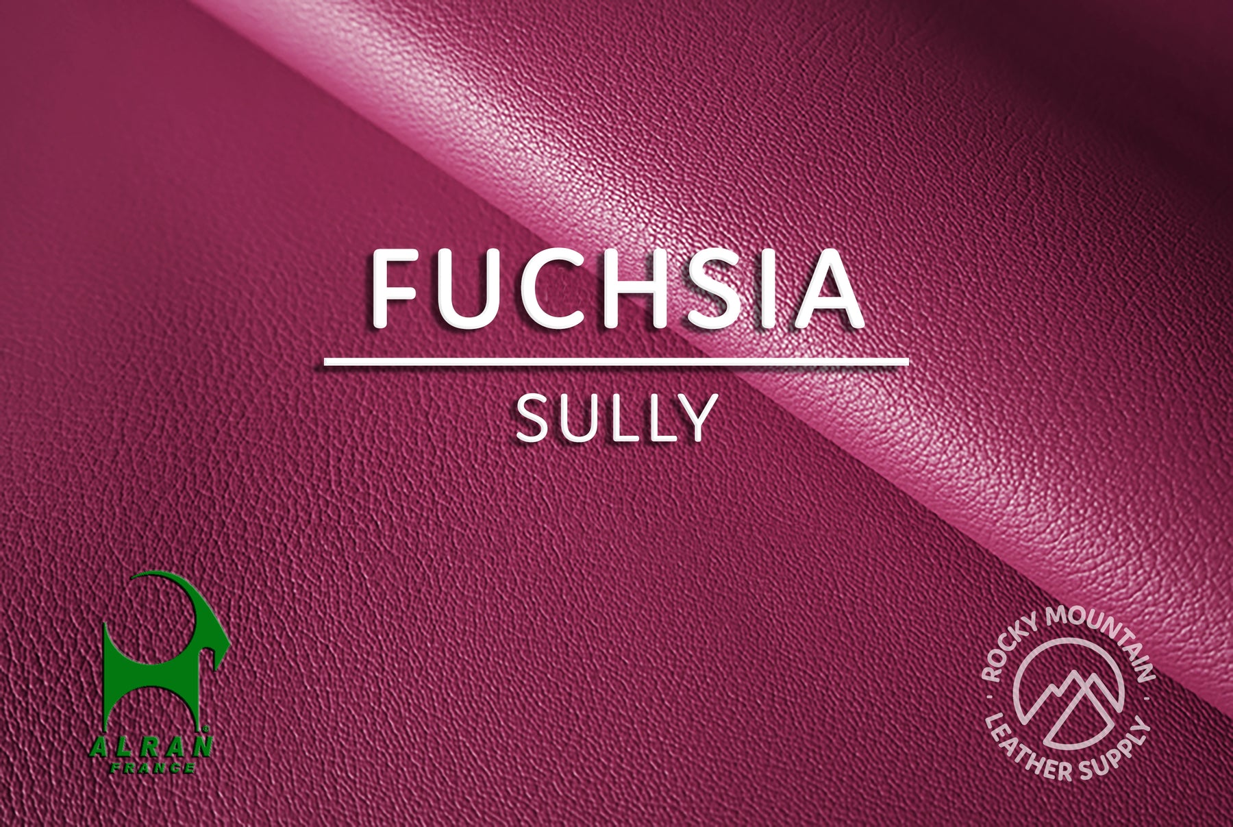 Alran 🇫🇷 - "Sully" Chevre Chagrin - Goat Leather (Violets/Pinks)