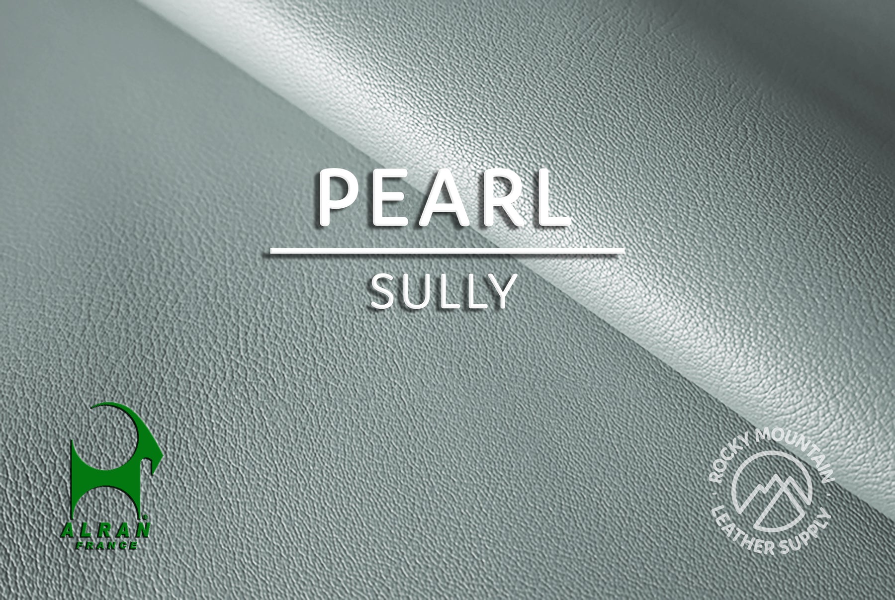Alran - "Sully" Chevre Chagrin - Goat Leather (HIDES - WHITES/GRAYS/BLACKS)
