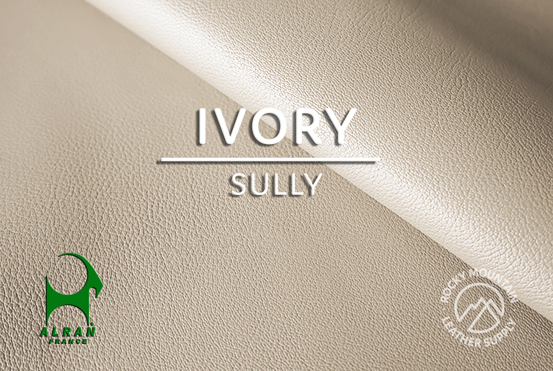 Alran - "Sully" Chevre Chagrin - Goat Leather (HIDES - WHITES/GRAYS/BLACKS)