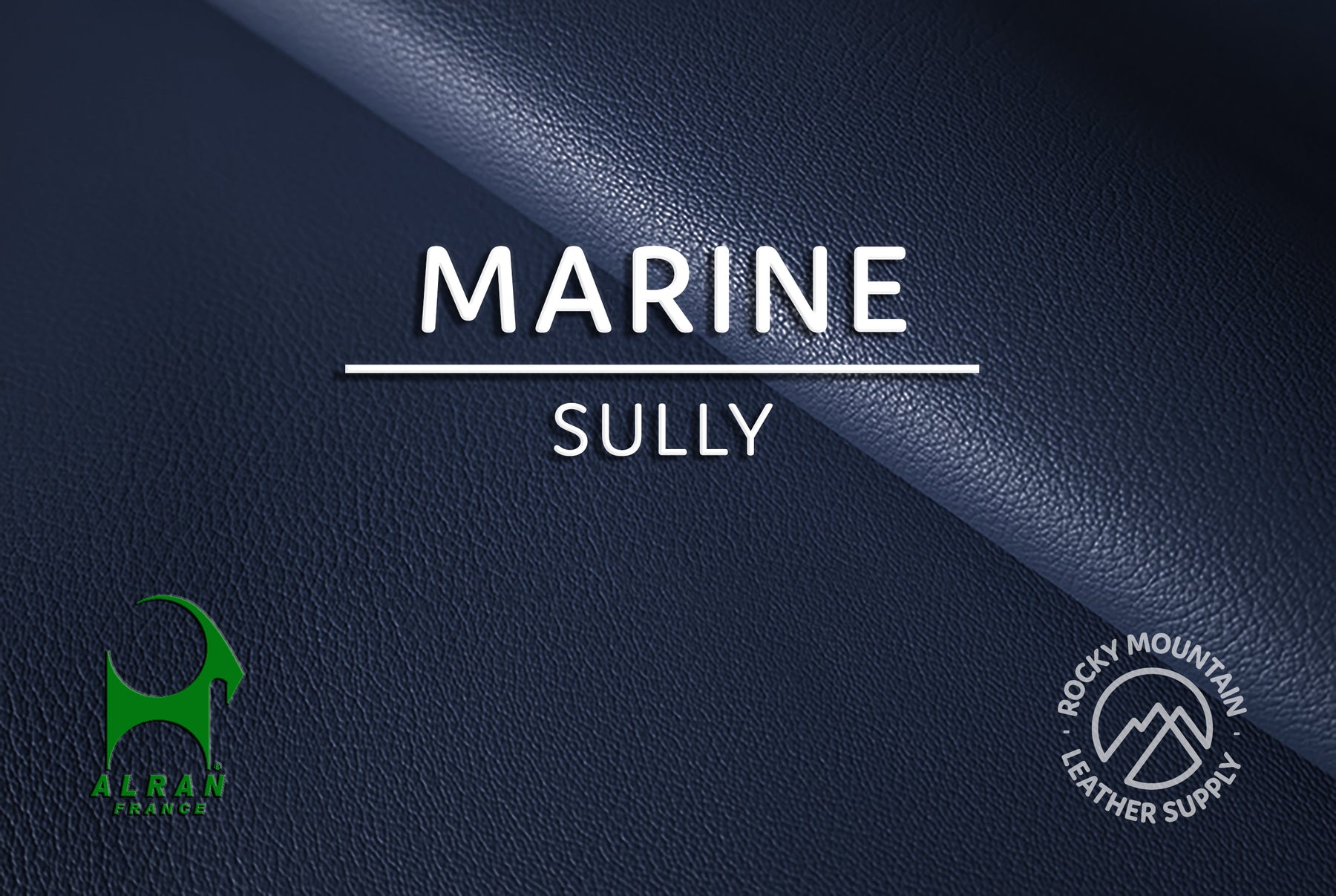 Alran 🇫🇷 - "Sully" Chevre Chagrin - Goat Leather (Blues)