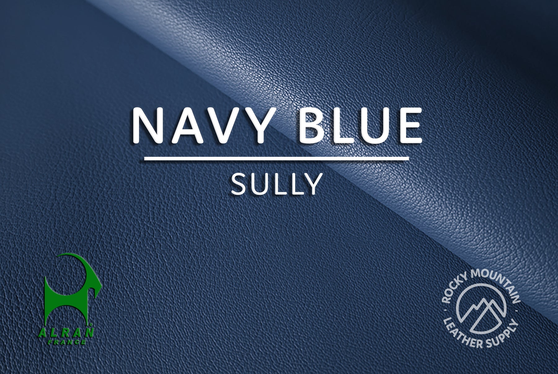 Alran 🇫🇷 - "Sully" Chevre Chagrin - Goat Leather (Blues)