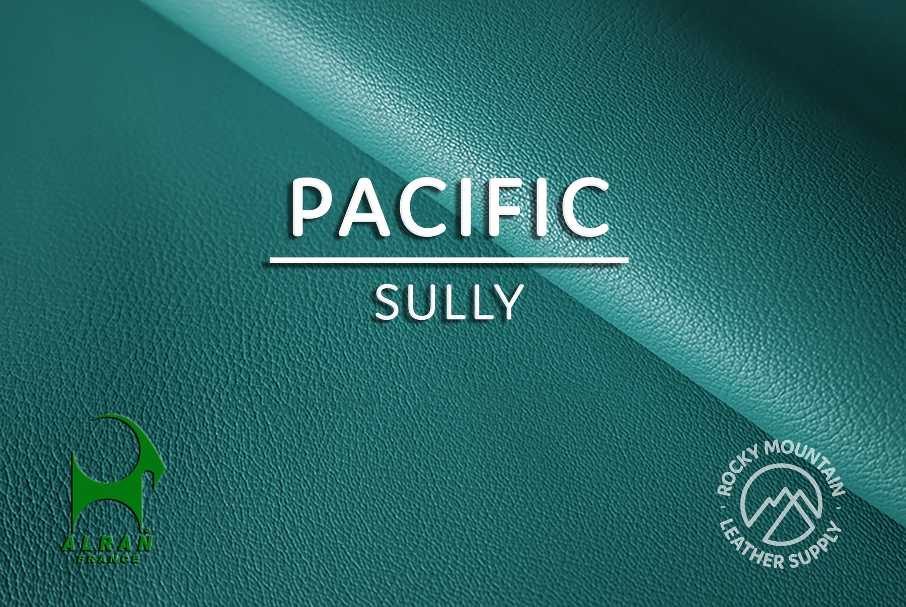 Alran - "Sully" Chevre Chagrin - Goat Leather (HIDES - BLUES)