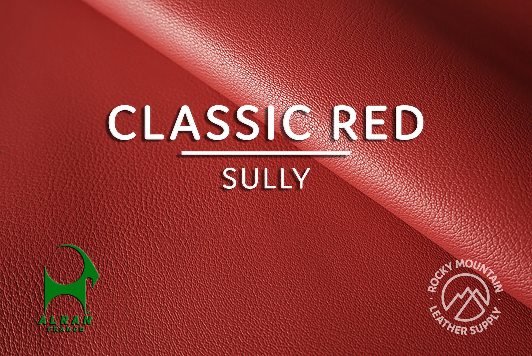 Alran 🇫🇷 - "Sully" Chevre Chagrin - Goat Leather (Reds/Oranges/Yellows)