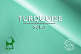 Alran - "Sully" Chevre Chagrin - Goat Leather (HIDES - BLUES)