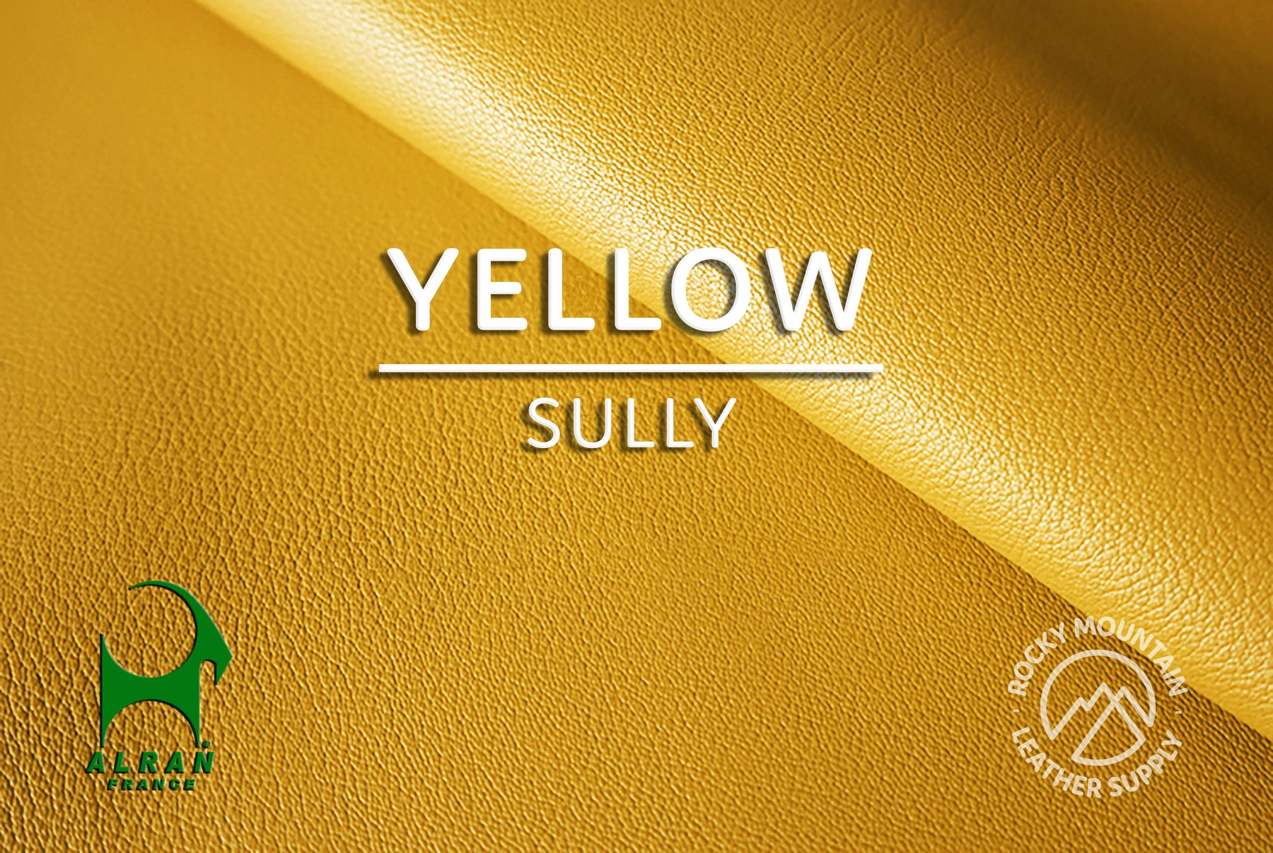 Alran - "Sully" Chevre Chagrin - Goat Leather (HIDES - RED/ORANGE/YELLOW)
