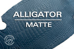 Alligator - Farm Raised (Top Quality) - Luxury Skins - Matte Coastal Blue