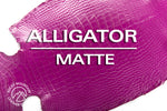 Alligator - Farm Raised (Top Quality) - Luxury Skins - Matte Orchid