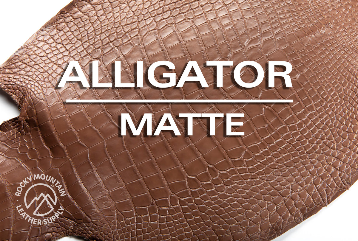 Alligator - Farm Raised (Top Quality) - Luxury Skins - Matte Taupe