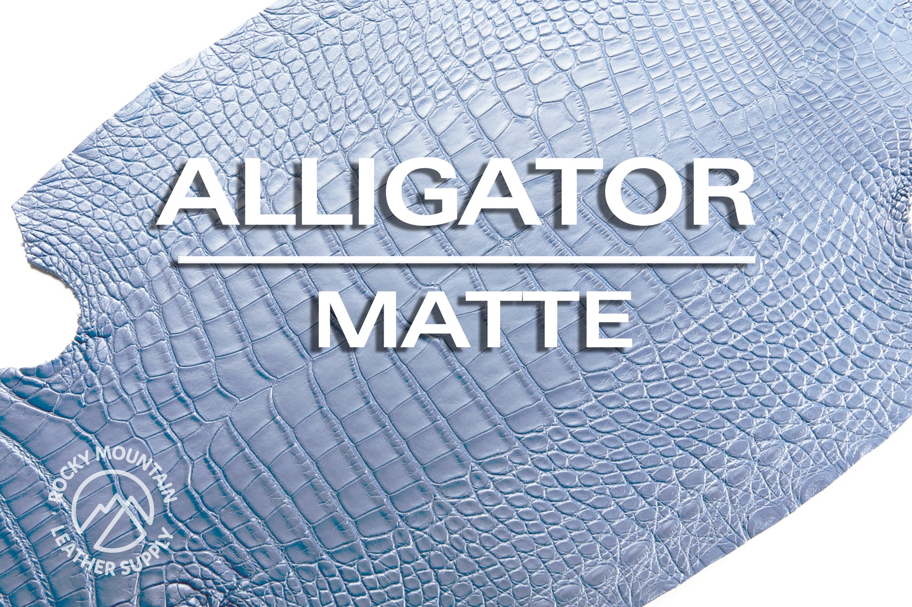 Alligator - Farm Raised (Top Quality) - Luxury Skins - Matte Glacier