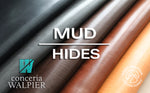 Conceria Walpier 🇮🇹 - Mud - Rustic "Vachetta"Veg Tanned Leather (HIDES)