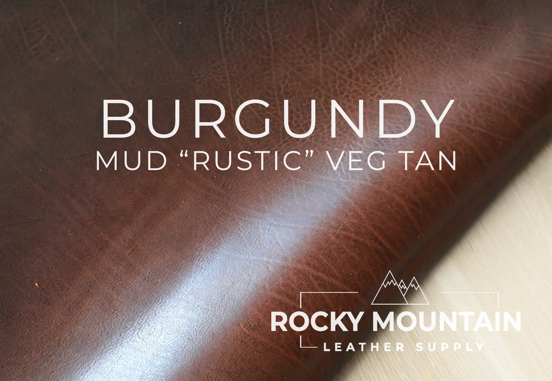 Conceria Walpier 🇮🇹 - Mud - Rustic "Vachetta"Veg Tanned Leather (HIDES)