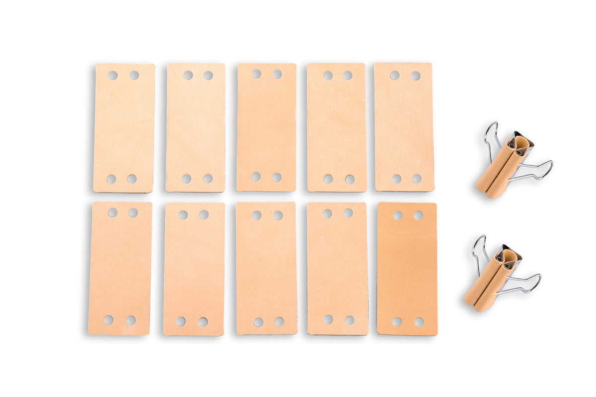 Edge Pressure Clips & Leather Covers