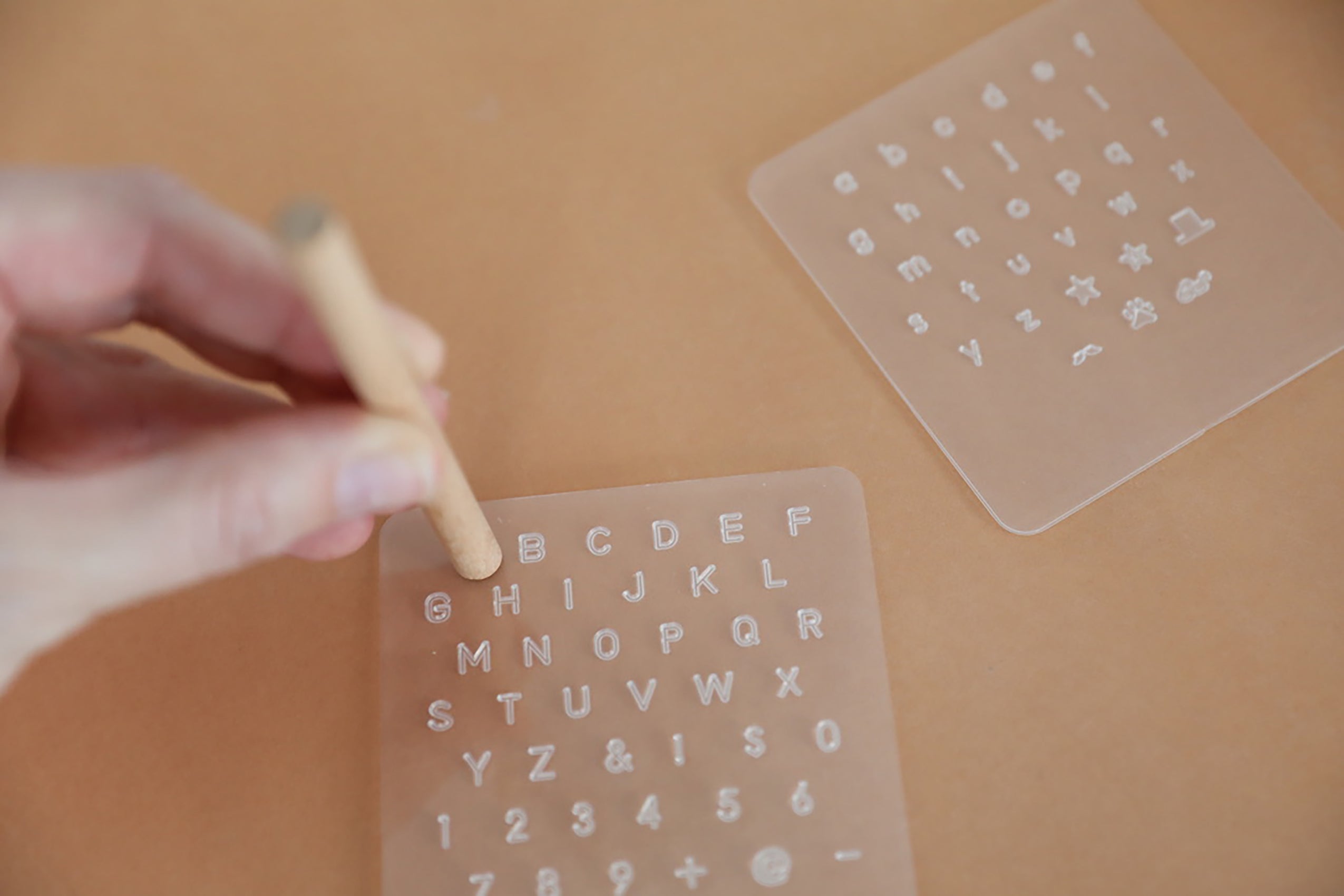 Economy Alphabet & Number Punch / Stamp Set