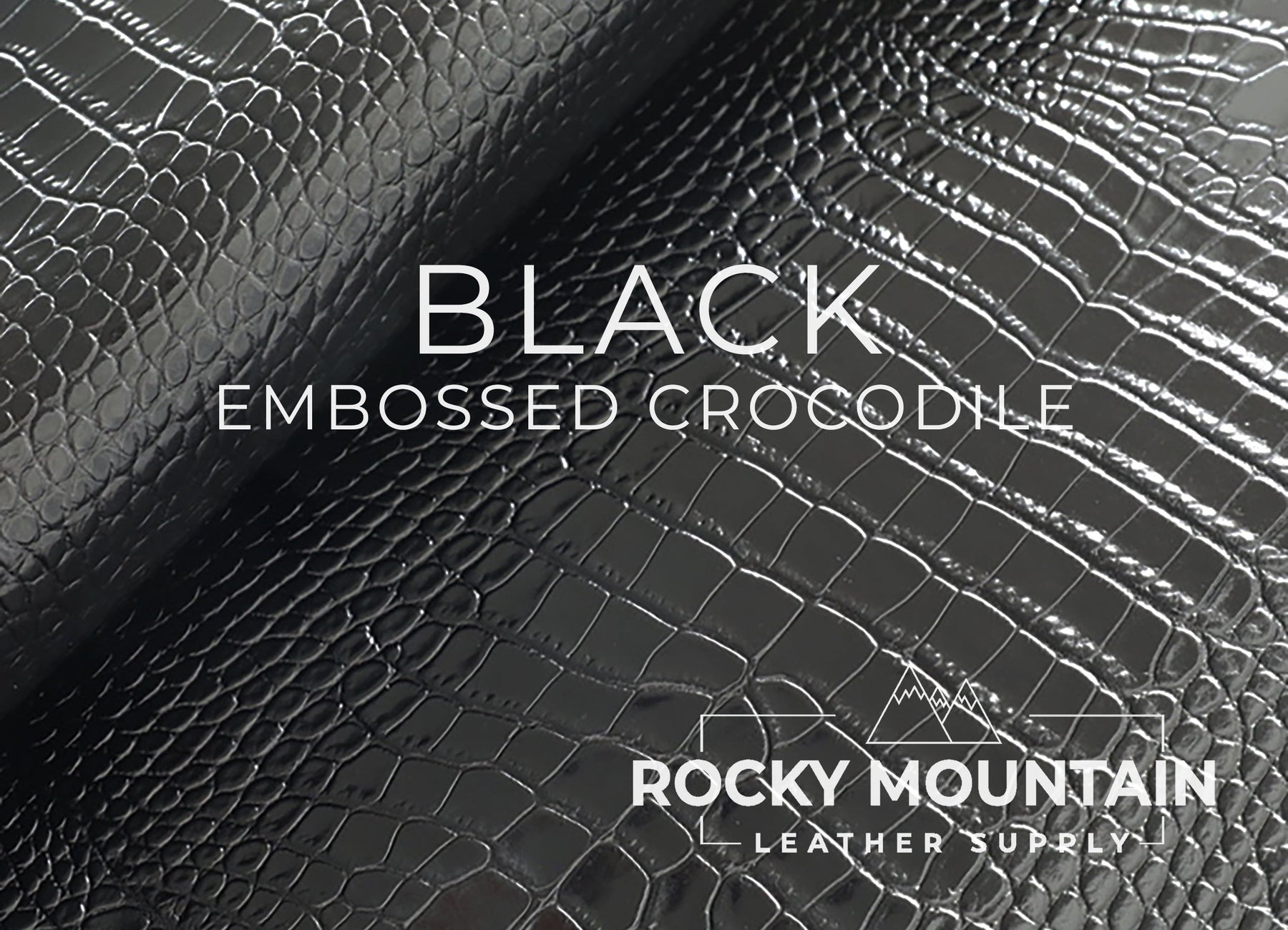 Embossed Crocodile - Luxury Veg Tanned Leather (SAMPLES)
