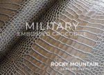 Embossed Crocodile - Luxury Veg Tanned Leather (SAMPLES)