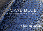 Embossed Crocodile - Luxury Veg Tanned Leather (SAMPLES)