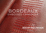 Embossed Crocodile - Luxury Veg Tanned Leather (SAMPLES)
