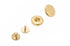 THK / Hasi-Hato - Segma Snaps "Machined Base" (Solid Brass) - 5 Pack