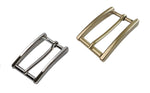 Belt Buckle - Italian "High Roller" Slim Roller Bar (Solid Brass)