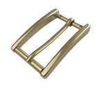 Belt Buckle - Italian "High Roller" Slim Roller Bar (Solid Brass)