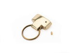 Italian Loop Key Holder (Solid Brass)