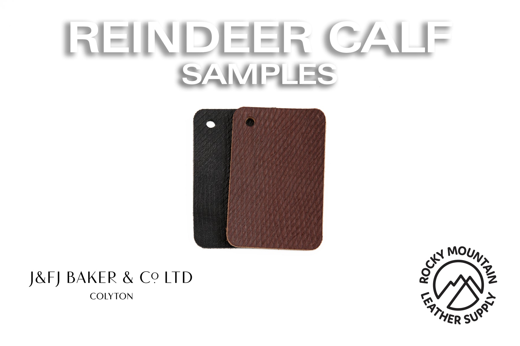 J&FJ Baker 🇬🇧 - Reindeer Birch Calf Leather - 200 Year Sunken Treasure Leather (SAMPLES)