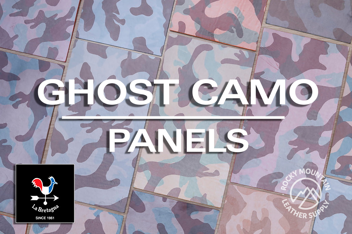 La Bretagna 🇮🇹 - Ghost Camo Camouflage - Veg Tanned Leather (PANELS)