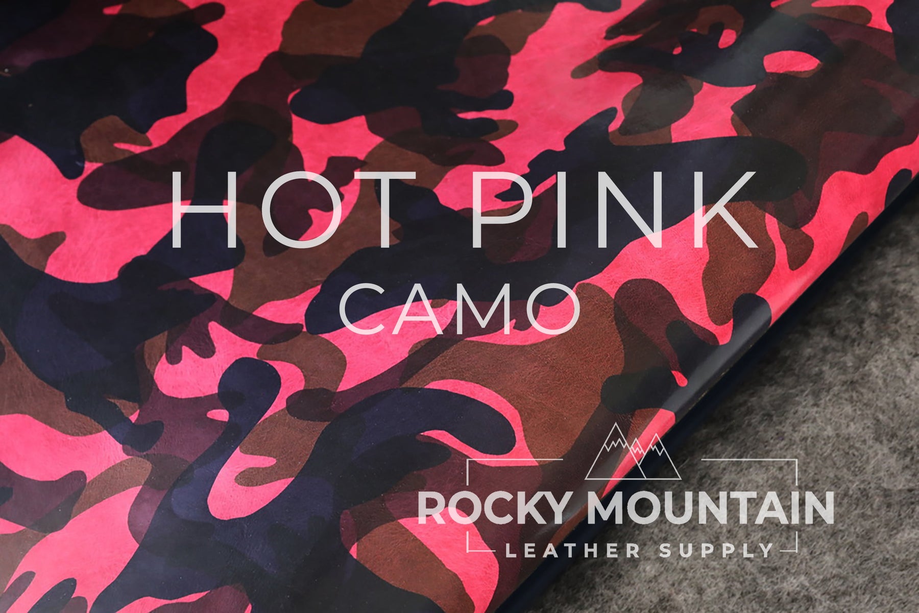 La Perla Azzurra - Camouflage (Camo) Leather (HIDES)