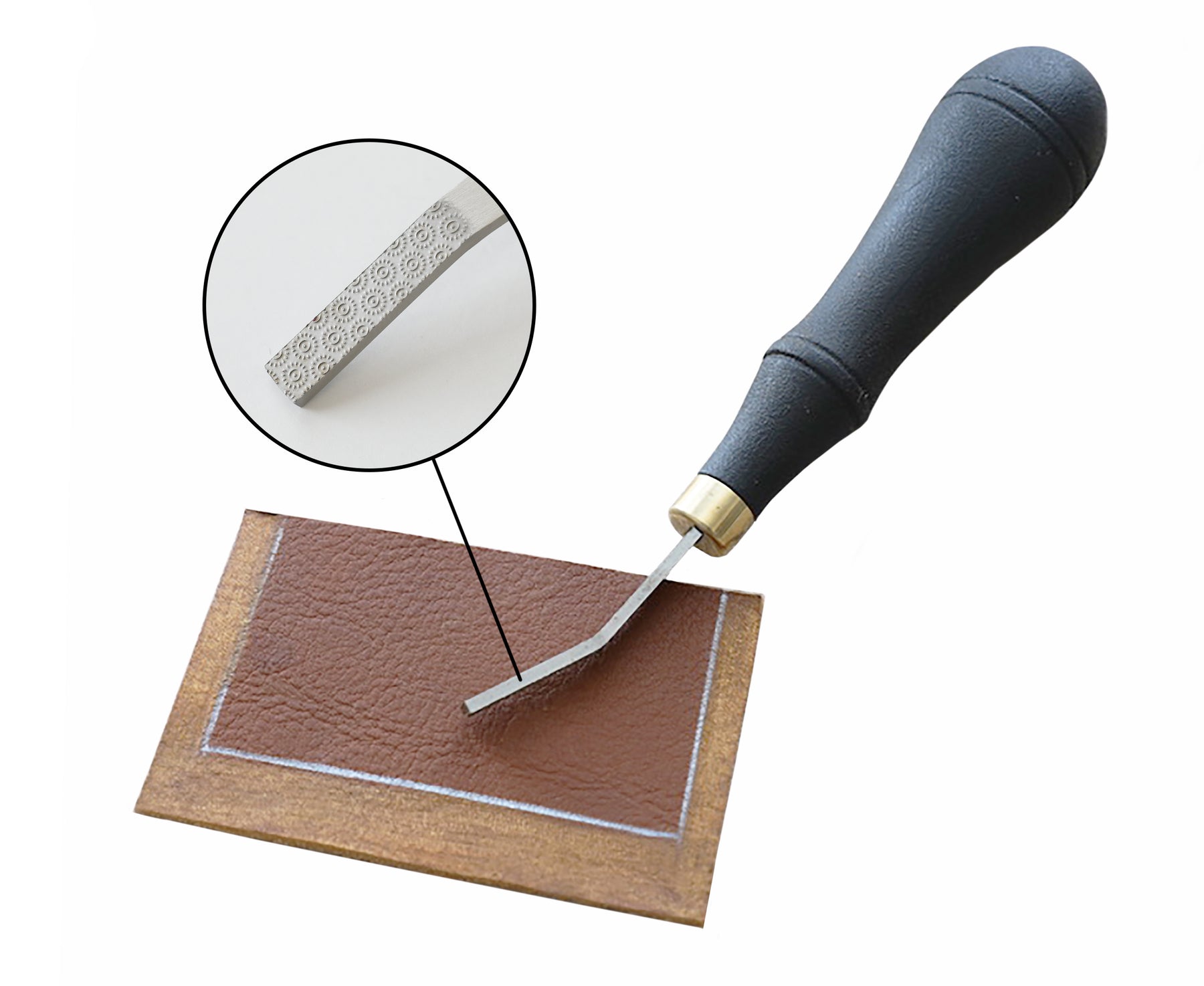 Rocky Mountain - Micro Etched Leather Roughing Tool