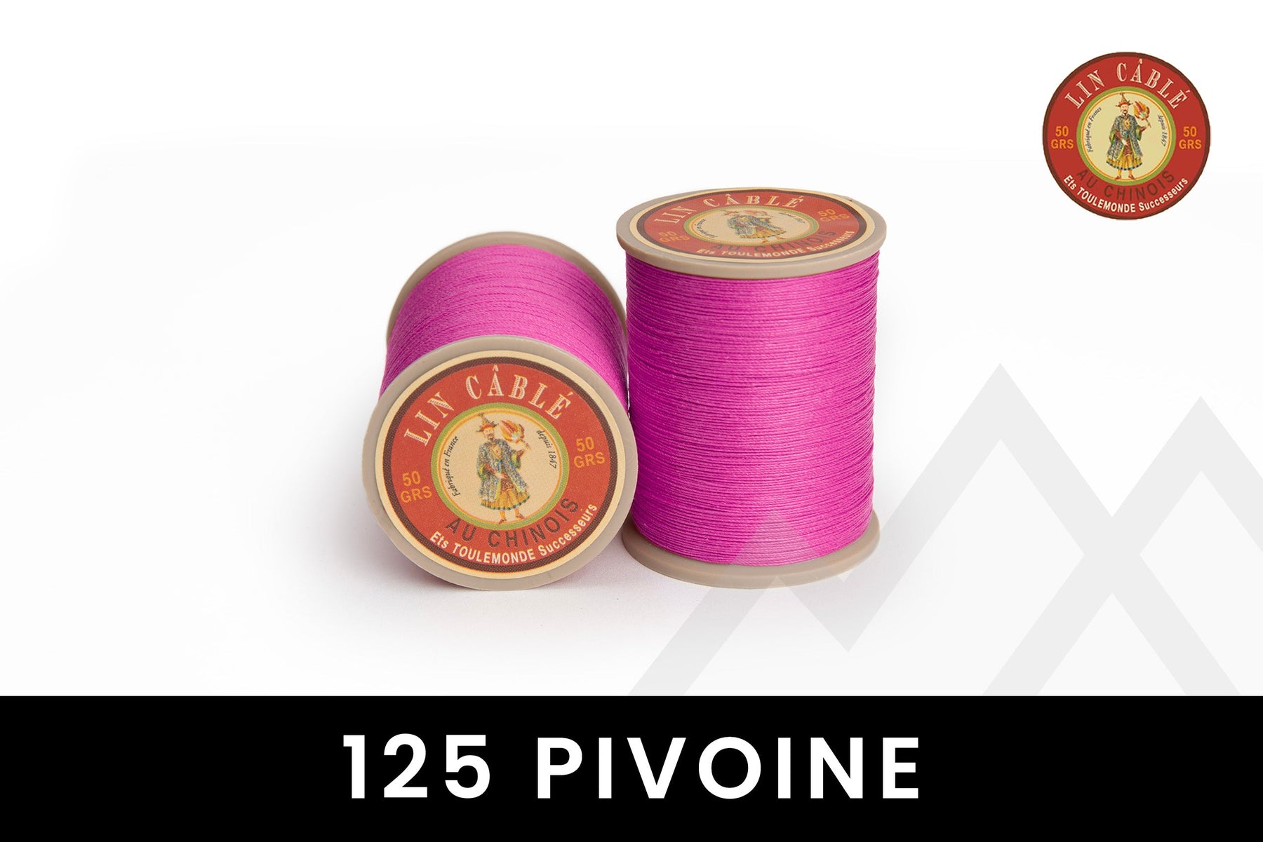 Fil au Chinois - "Lin Cable" Waxed Linen Thread (Size 632) *Full Spool