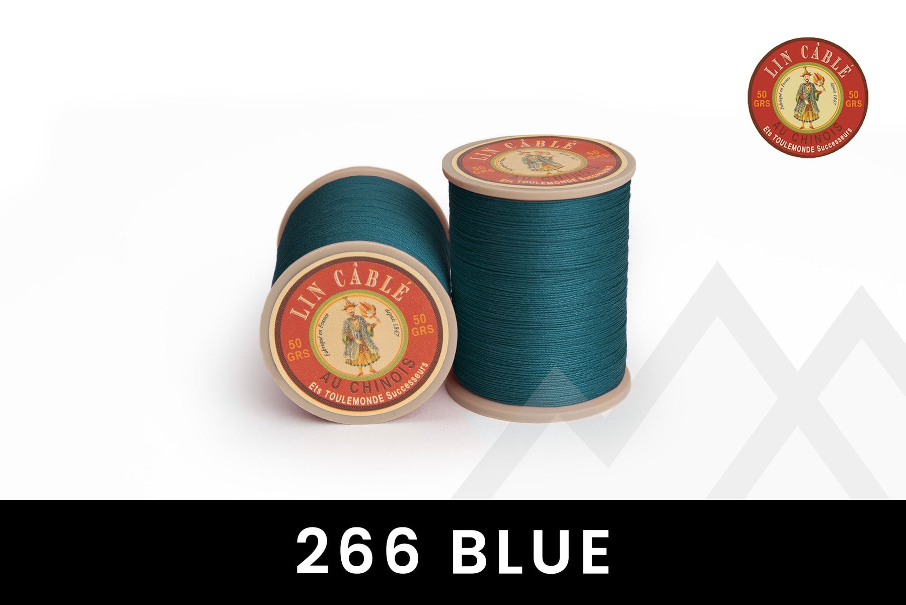 Sajou fil au chinois lin cable, blue 266