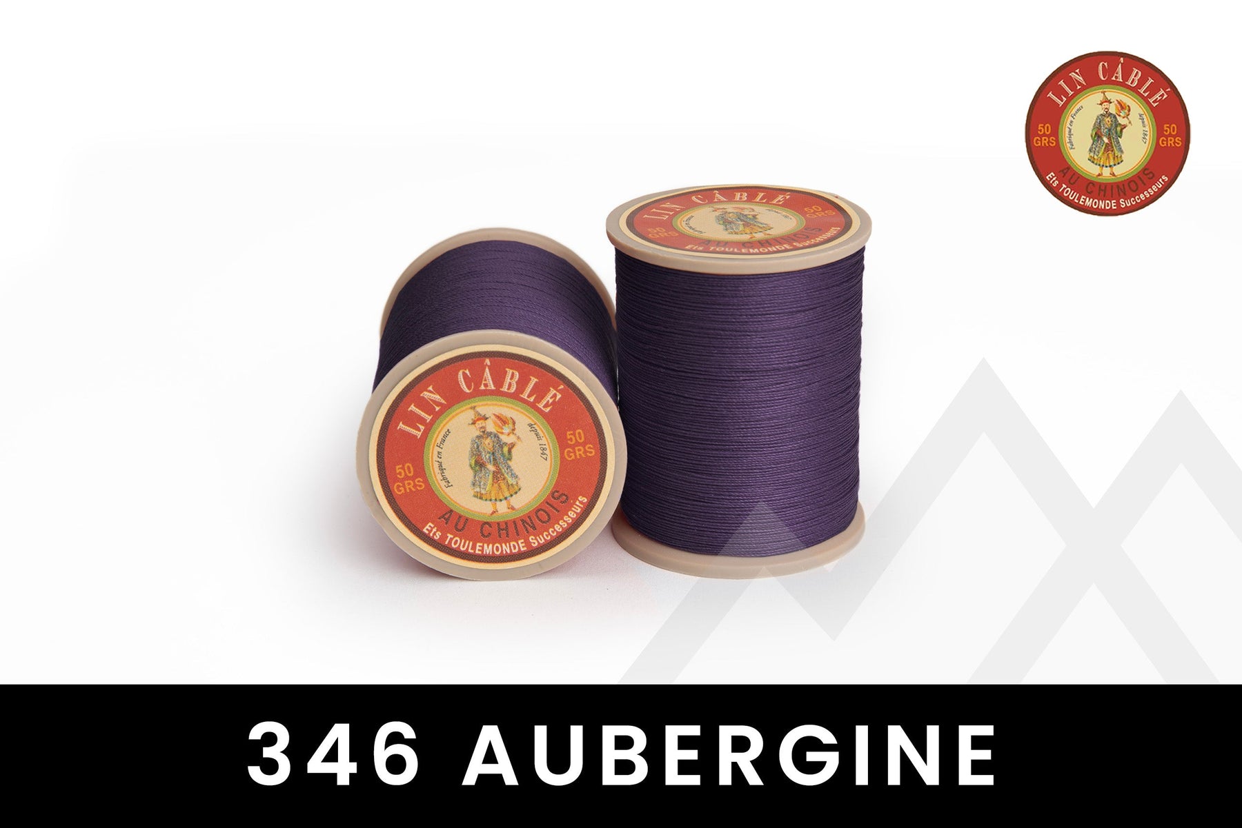 Fil au Chinois 🇫🇷 - "Lin Cable" Waxed Linen Thread (Size 532) *Full Spool