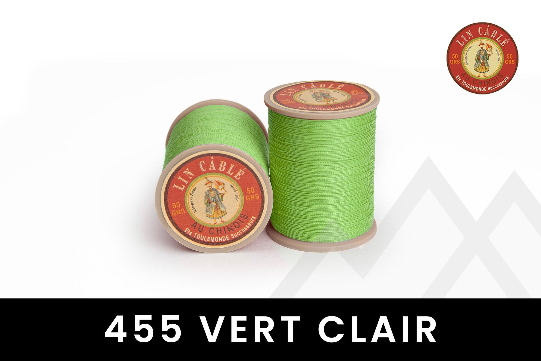 Fil au Chinois - "Lin Cable" Waxed Linen Thread (Size 632) *Full Spool