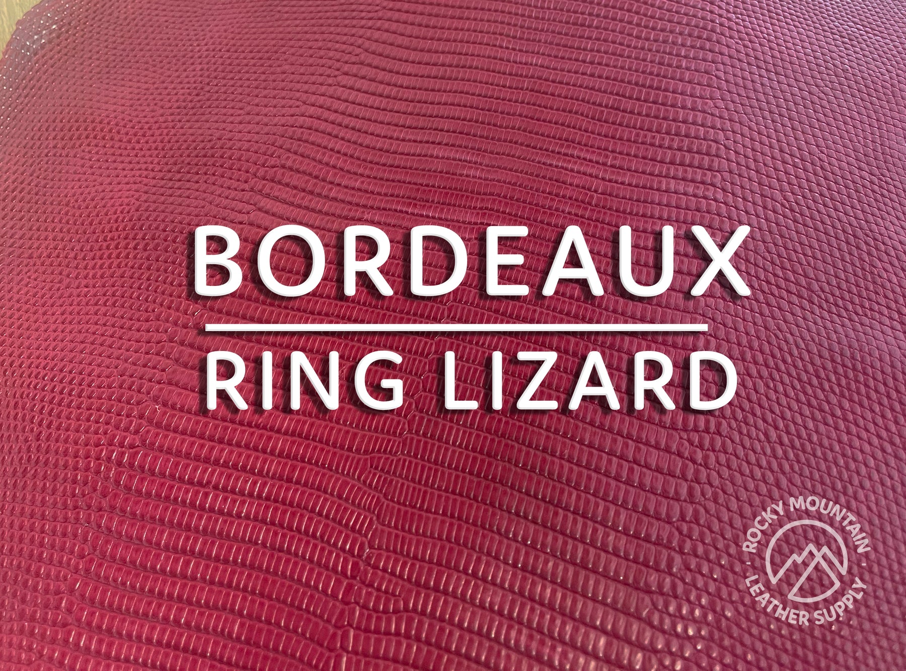 Ring Lizard - Matte - Exotic Leather