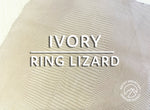 Ring Lizard - Matte - Exotic Leather