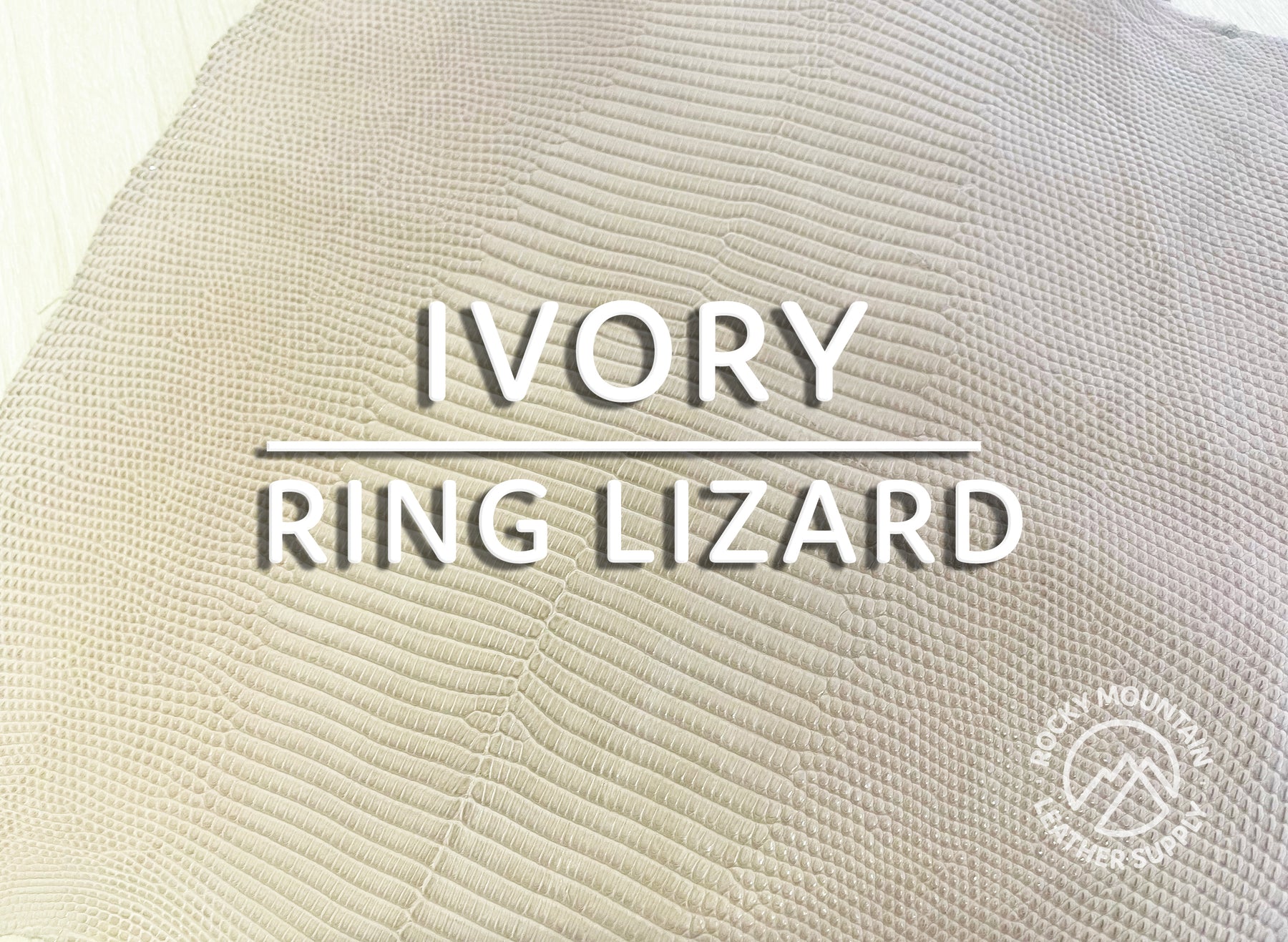 Ring Lizard - Matte - Exotic Leather