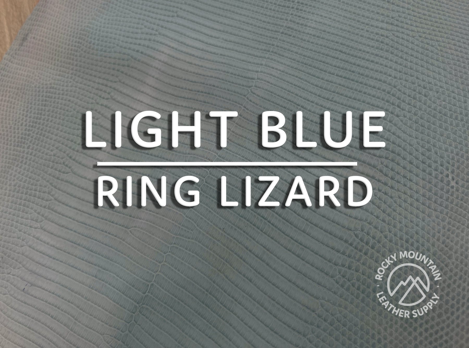 Ring Lizard - Matte - Exotic Leather
