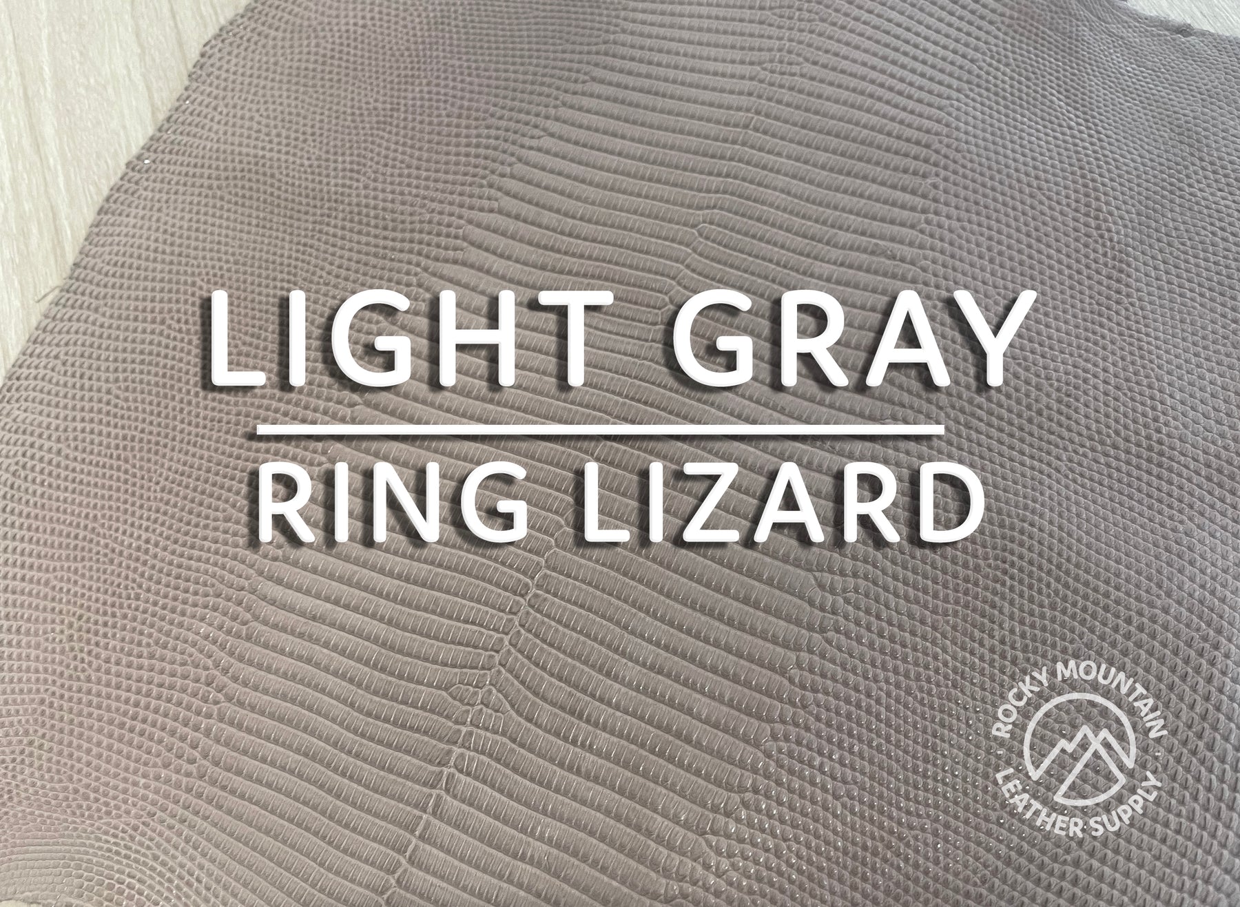 Ring Lizard - Matte - Exotic Leather