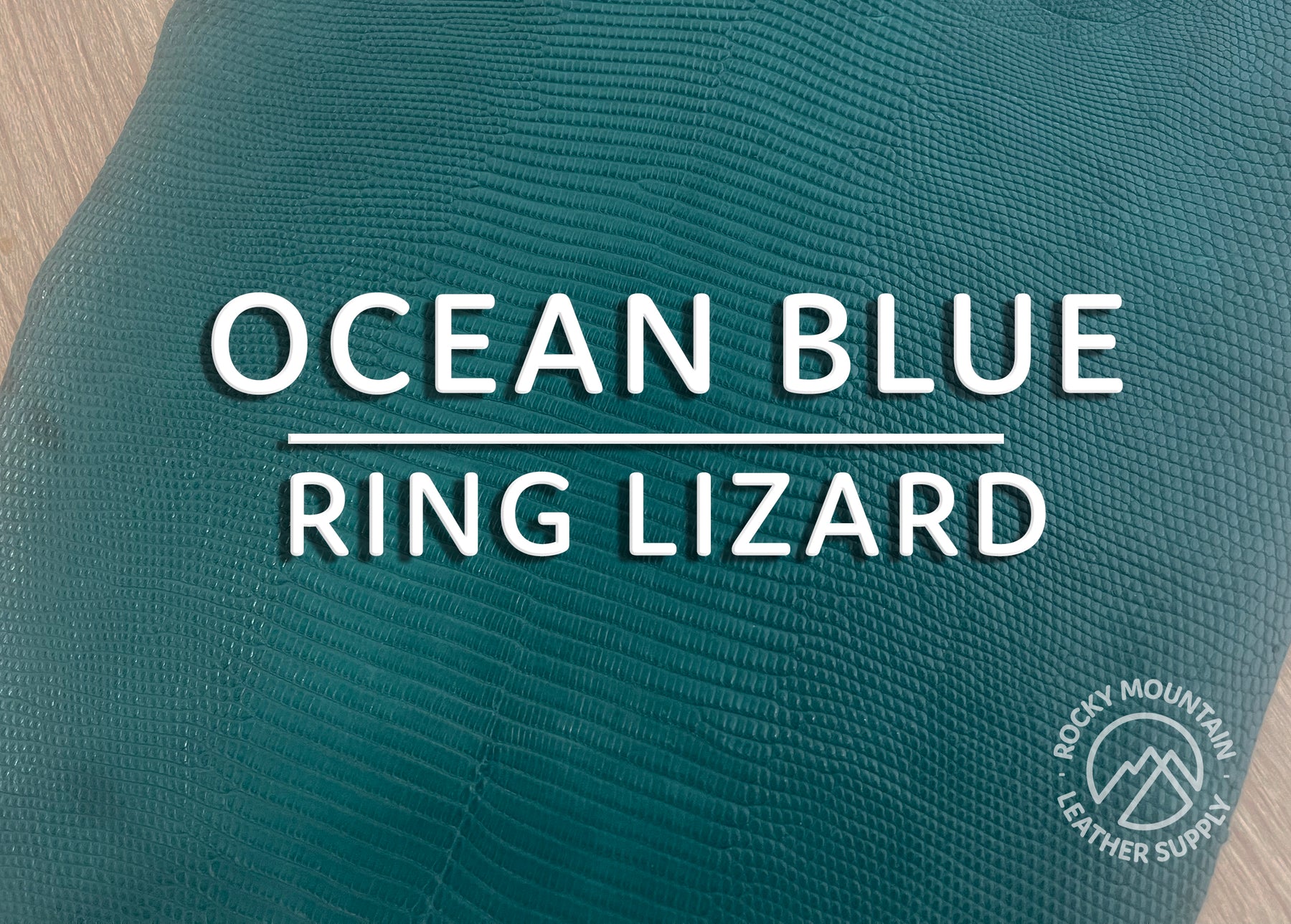 Ring Lizard - Matte - Exotic Leather