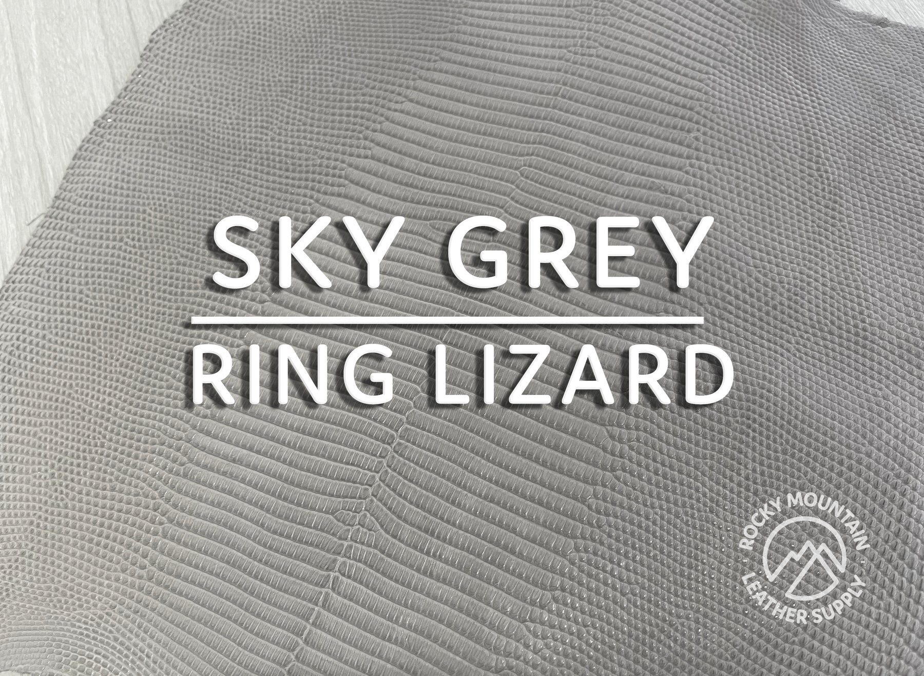 Ring Lizard - Matte - Exotic Leather