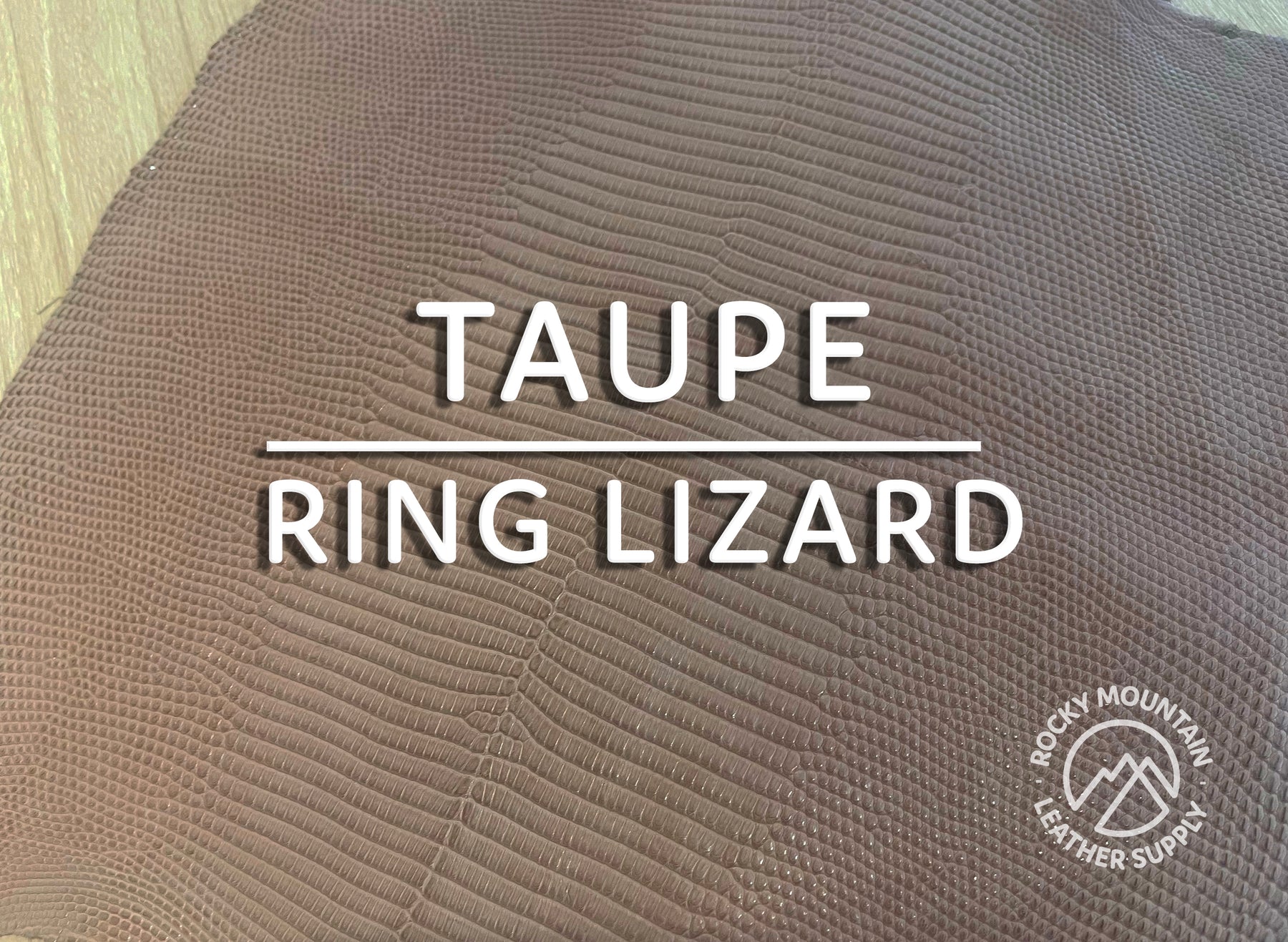 Ring Lizard - Matte - Exotic Leather