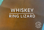 Ring Lizard - Matte - Exotic Leather