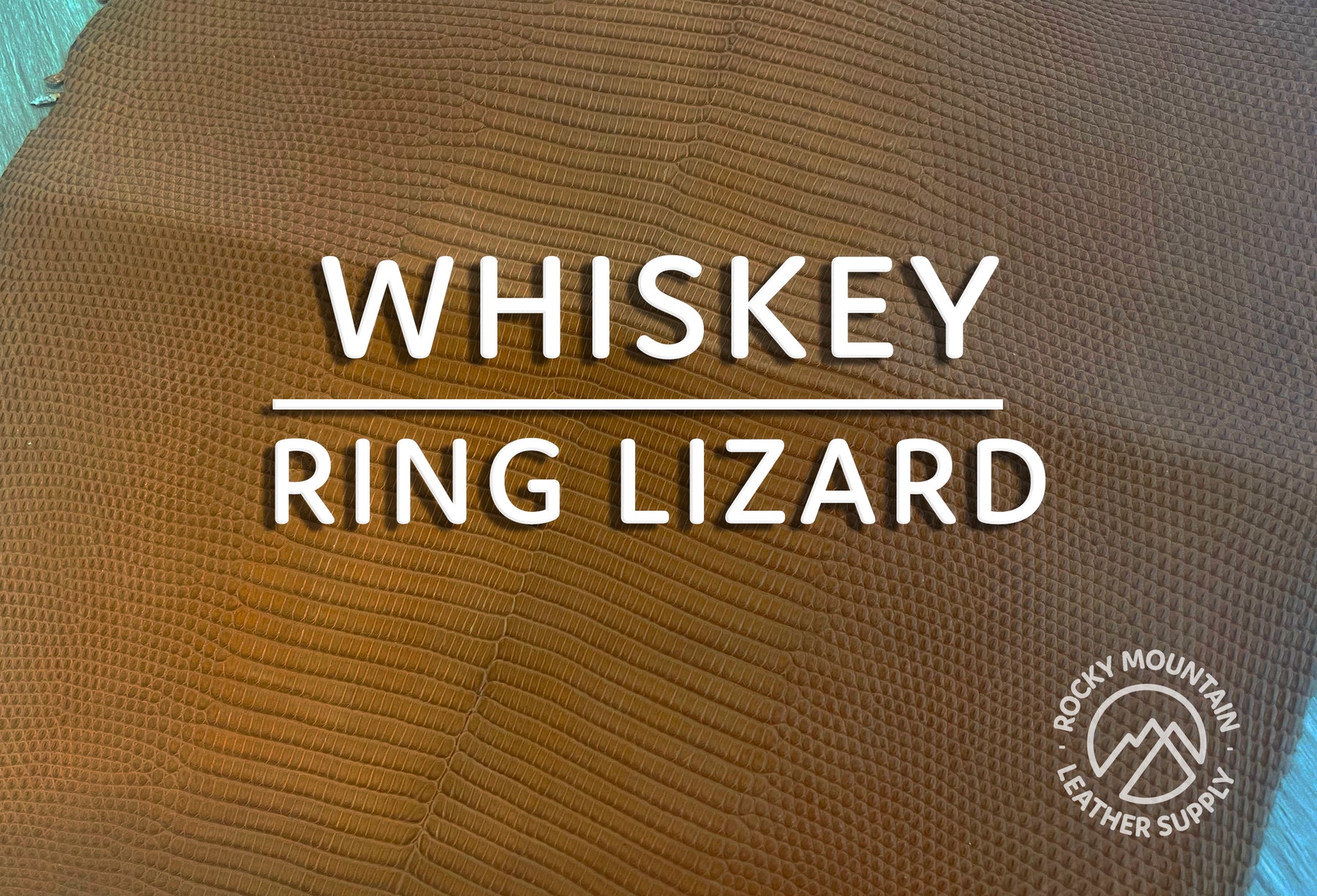 Ring Lizard - Matte - Exotic Leather