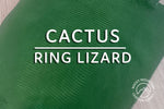 Ring Lizard - Matte - Exotic Leather